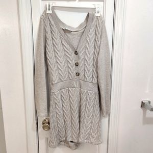Zara Cable Knit Romper size S